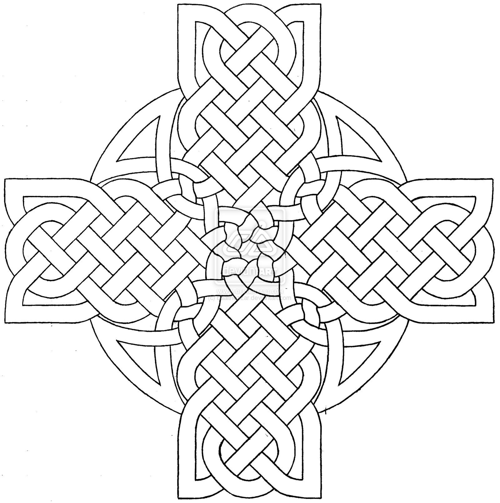 1600x1610 Celtic Mandala Coloring Pages Celtic Cross Design
