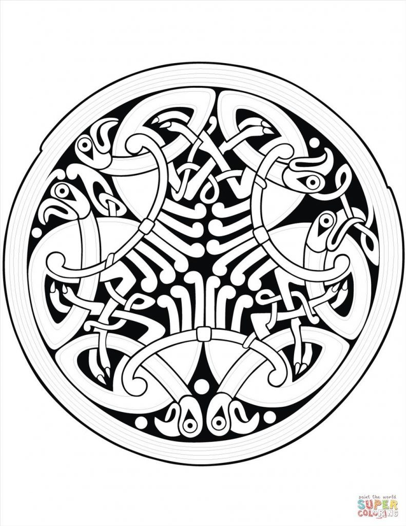 Celtic Mandala Coloring Pages at GetDrawings | Free download