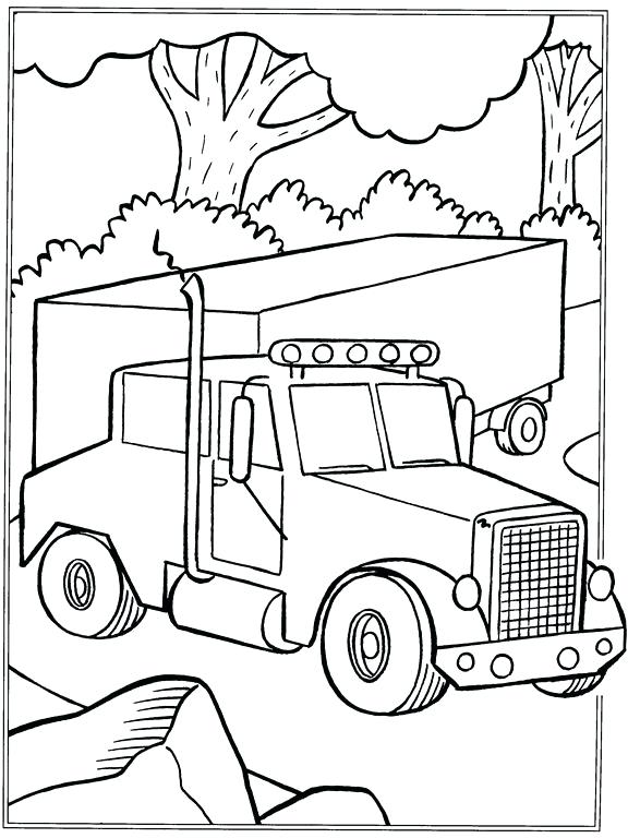 576x768 Terrific Dump Truck Coloring Pages About Remodel Picture Coloring