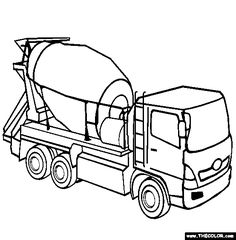 236x240 Tons Of Coloring Pages For Kids Lots Of Construction Trucks