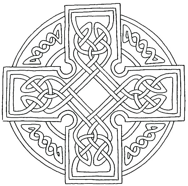 600x593 Celtic Designs Coloring Pages