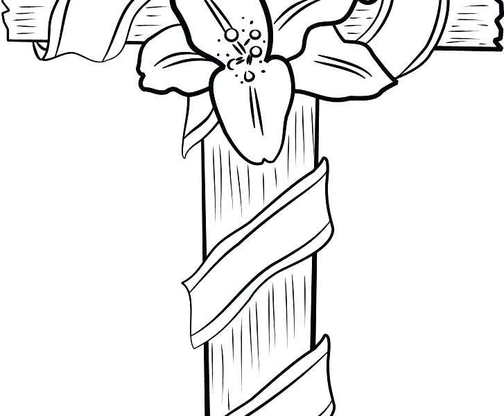 727x600 Celtic Cross Coloring Pages Cemetery Cross Coloring Pages Free
