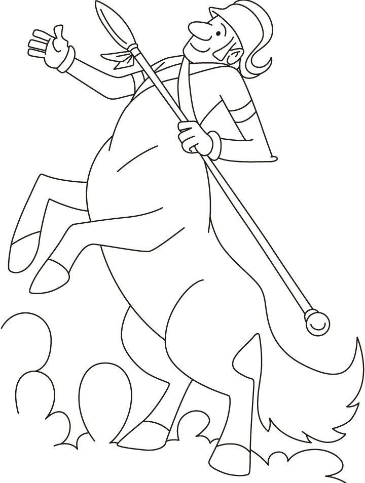 720x954 Centaur Coloring Pages Many Interesting Cliparts