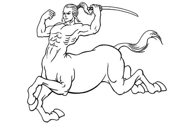 600x425 Centaur Coloring Pages Printable