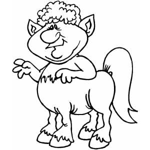 300x300 Fat Centaur Coloring Sheet