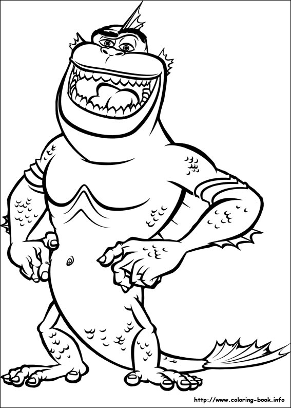 567x794 Monsters Vs Aliens Coloring Pages Book I On Book Of Monsters