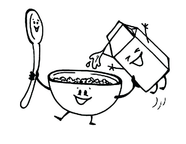 600x464 Breakfast Coloring Pages Breakfast Coloring Page Coloring Pages As
