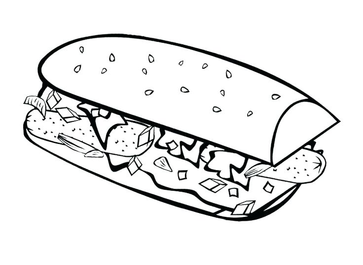 736x539 Breakfast Coloring Pages Breakfast Coloring Pages Fast Food