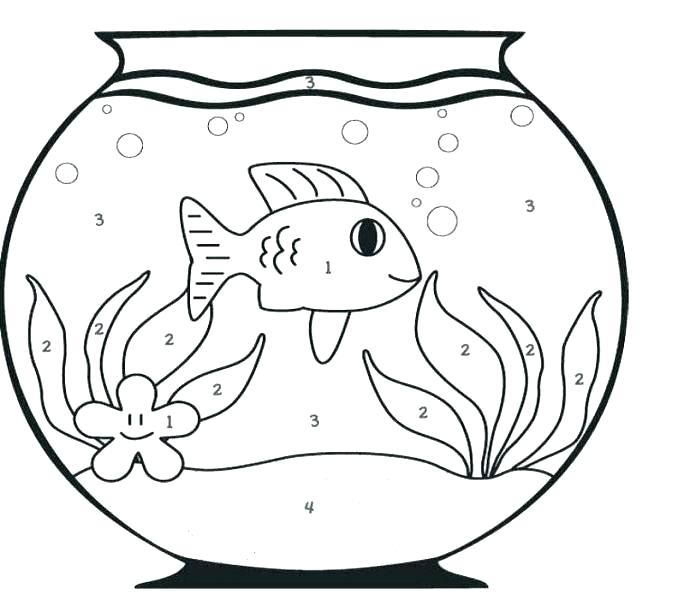 678x600 Bowl Coloring Pages Goldfish Coloring Page Lovely Fish Bowl