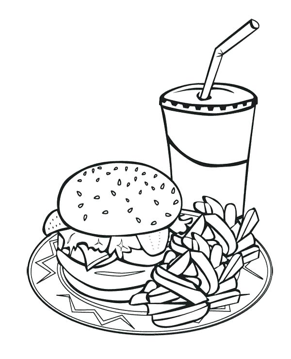 600x739 Food Chain Coloring Pages Food Coloring Pages Food Coloring Page