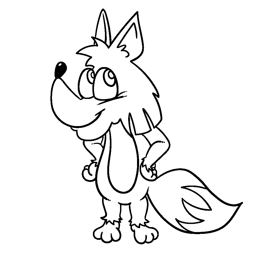 1000x1000 Fine Star Fox Coloring Pages Adornment