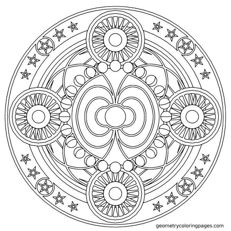 736x736 Chakra Mandalas Coloring Pages