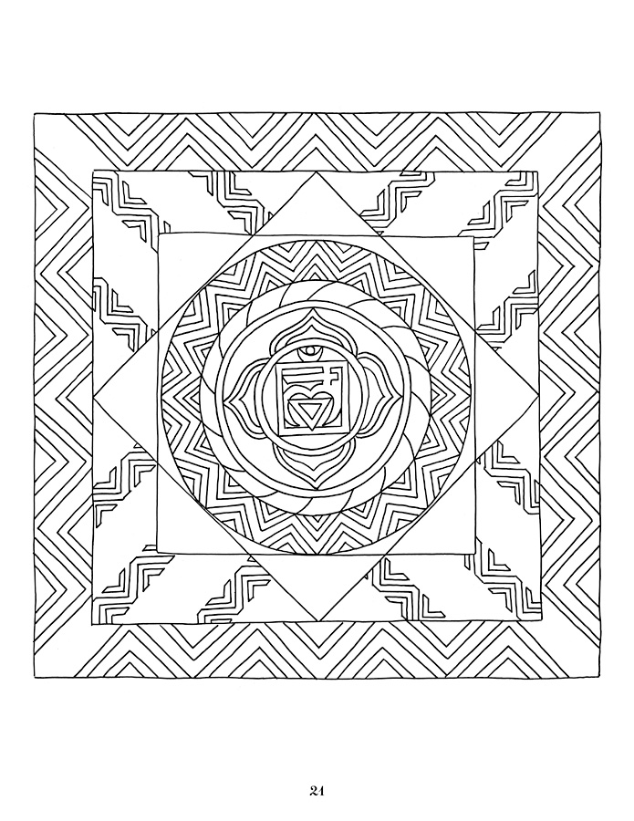 695x900 Chakras A Coloring Book