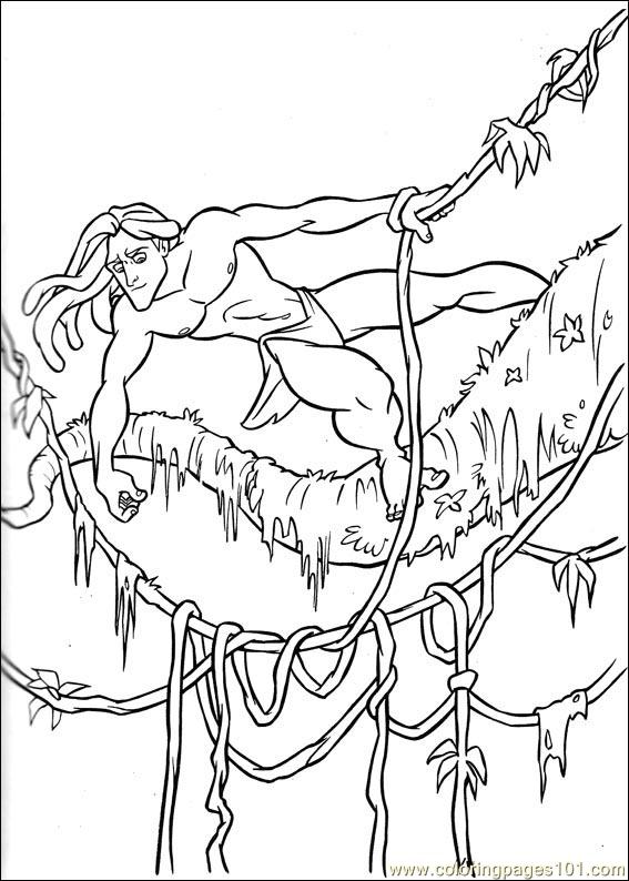 567x794 Kids N Fun Com Coloring Pages Of Tarzan With Ideas