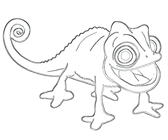 650x541 Chameleon Coloring Pages Free Reptiles Coloring Pages Online