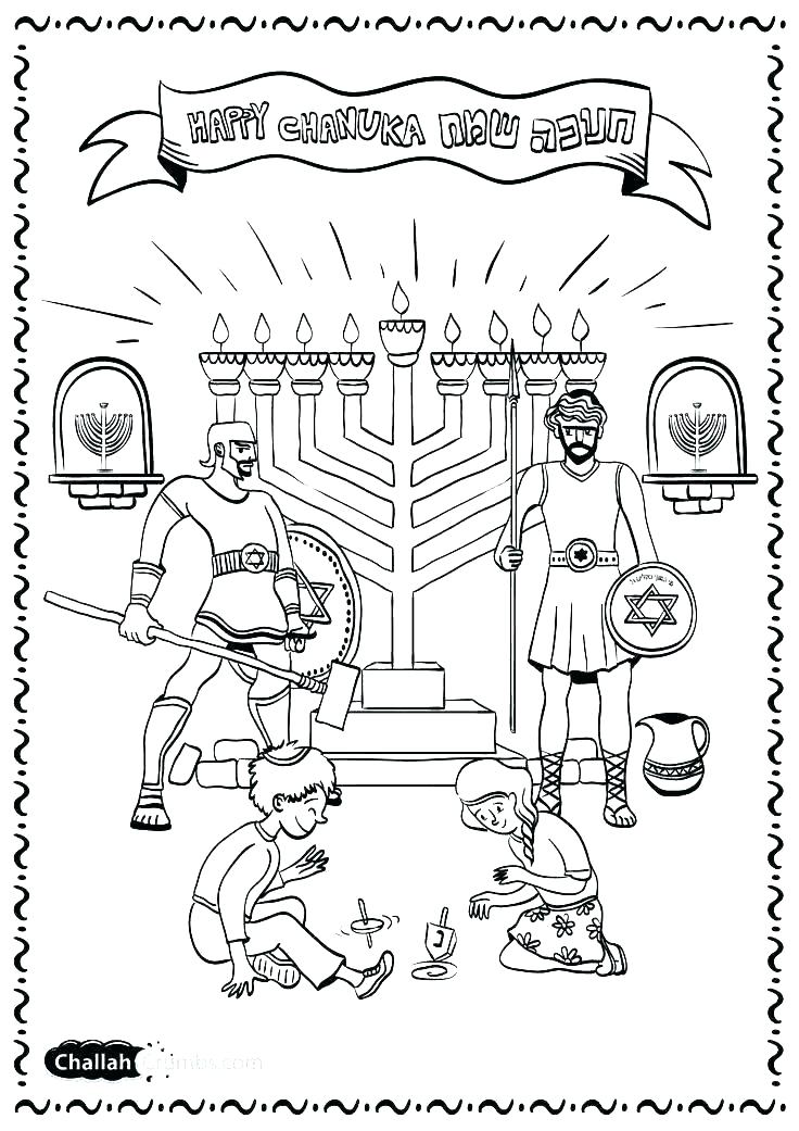 736x1041 Chanukah Coloring Pages Pge Happy Hanukkah Colouring Pages Sosin