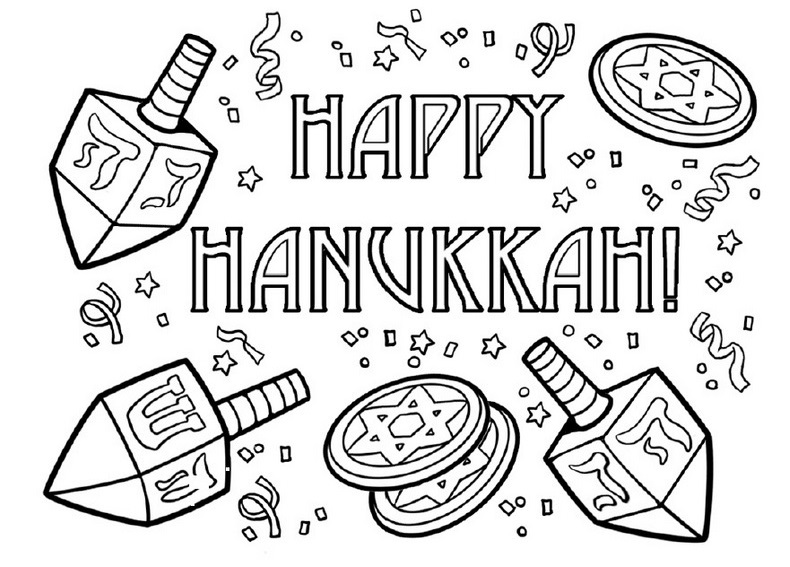 790x567 Chanukah Coloring Sheets Hanukkah Coloring Pages Free Coloring