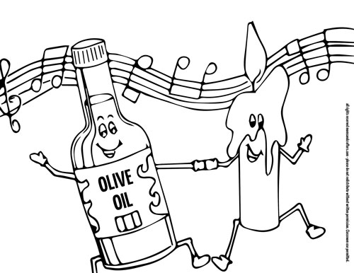 500x386 Free Printable Hanukkah Coloring Pages For Kids