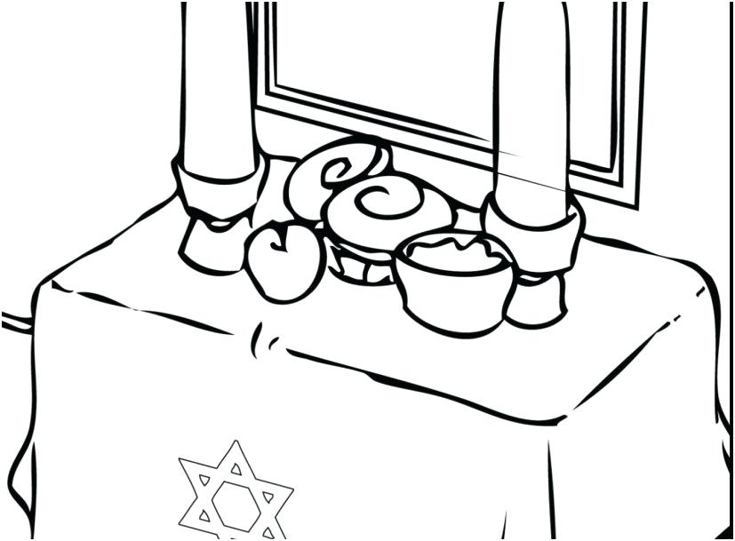 827x609 Chanukah Coloring Pages