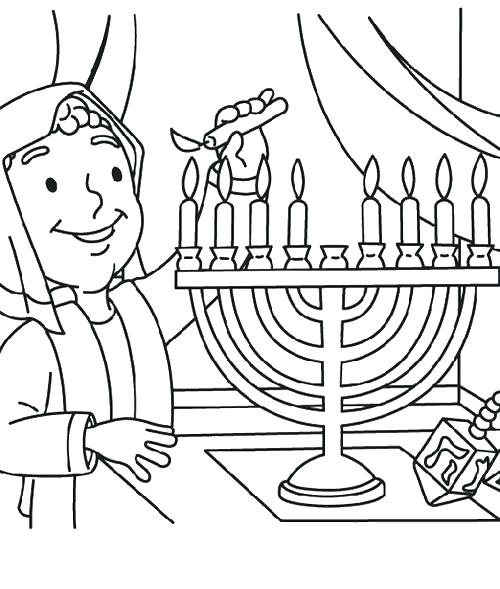 500x589 Chanukah Coloring Pages Coloring Pages Printable Printable