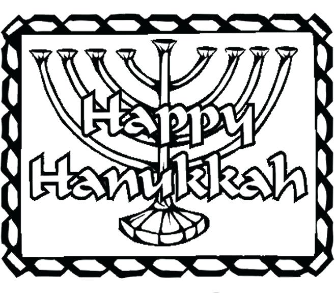 660x575 Chanukah Coloring Pages To Print This Happy Coloring Page Is