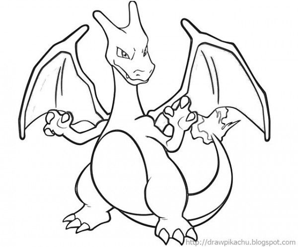600x499 Printable Charizard Coloring Tmcug
