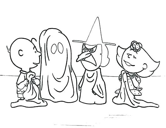 530x409 Snoopy Halloween Coloring Pages Snoopy Coloring Pages Snoopy