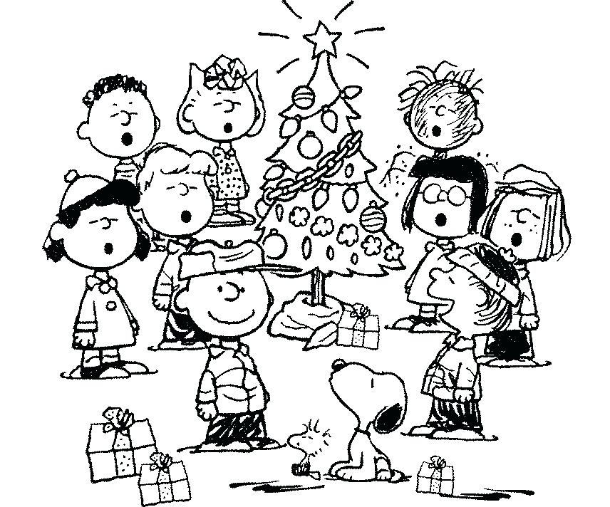 856x712 Charlie Brown Christmas Coloring Pages Charlie Brown Coloring