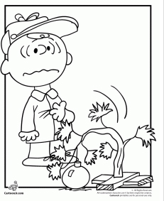 231x283 A Charlie Brown Christmas Coloring Activity