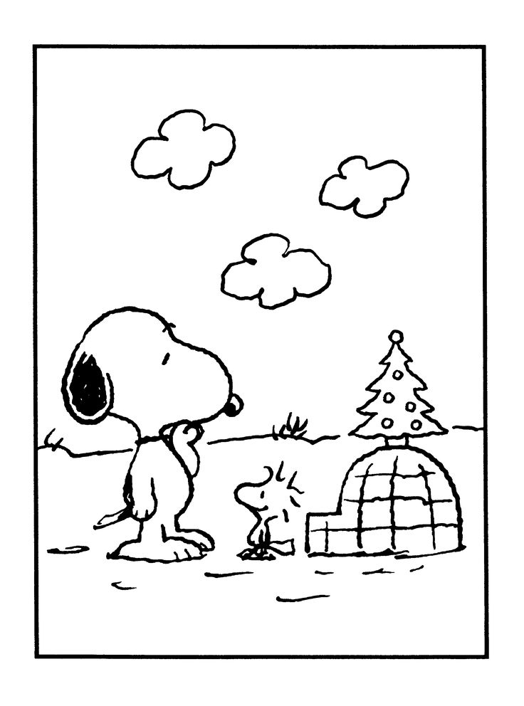 736x992 Free Printable Charlie Brown Christmas Coloring Pages For Kids