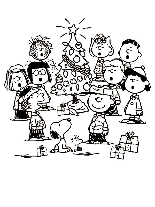 600x800 Peanuts Charlie Brown Christmas Coloring Page Coloring Sun