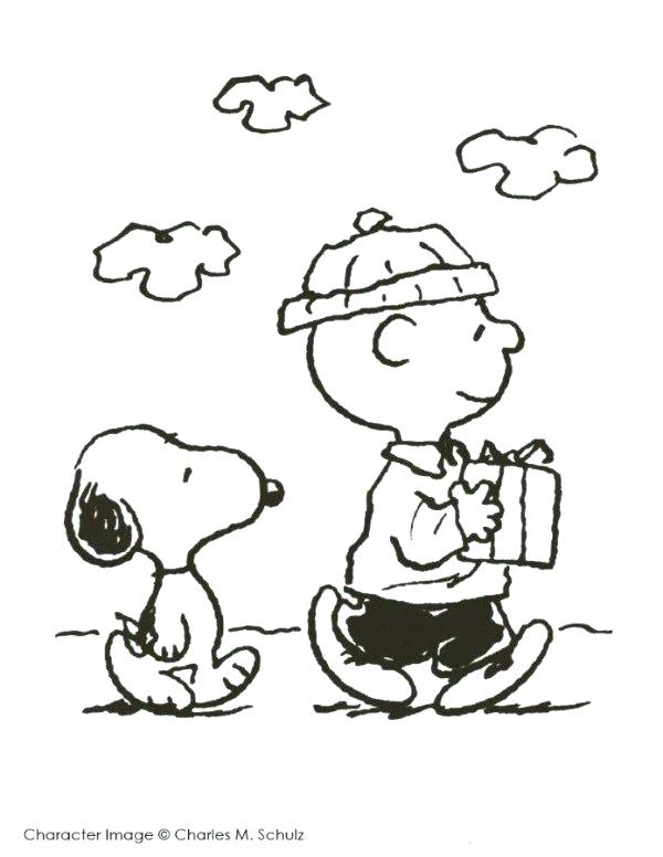 600x776 Charlie Brown Christmas Coloring Pages