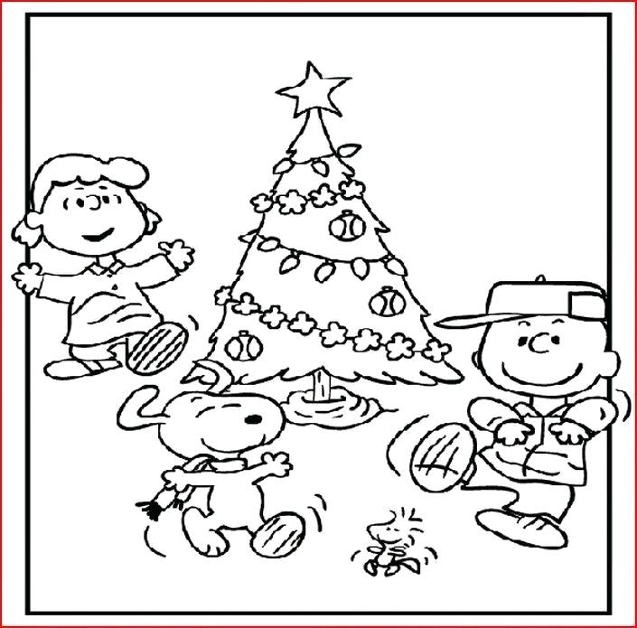 705x695 Charlie Brown Christmas Tree Coloring Pages