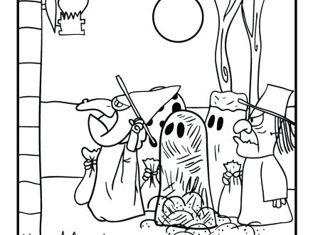 440x330 Great Pumpkin Coloring Pages Snoopy And Printable Coloring Page