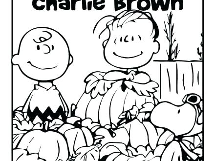 440x330 Charlie Brown Coloring Pages Games Great Pumpkin Gallery