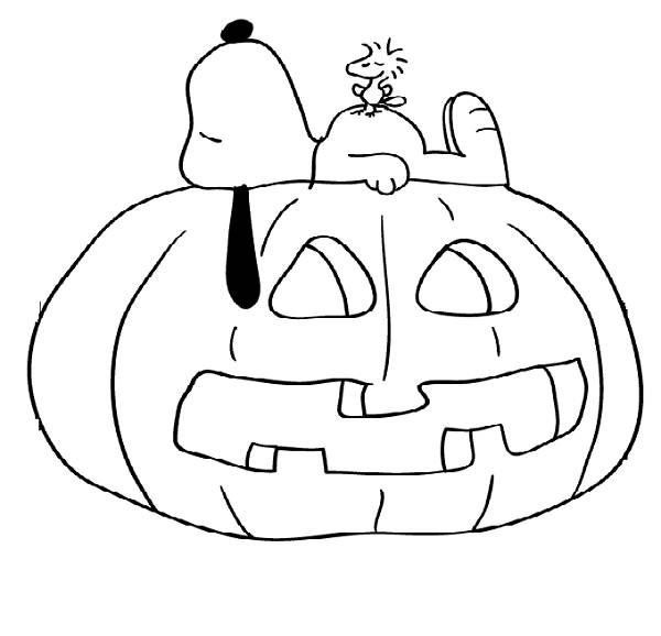600x578 Snoopy Halloween Coloring Pages Halloween Snacks