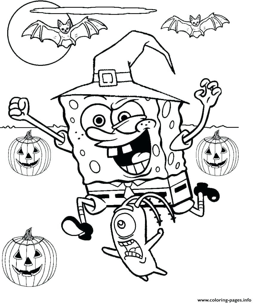 858x1020 Coloring Pages Free Halloween Coloring Pages To Print Click