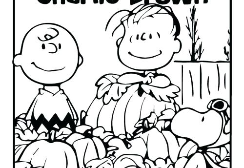 500x344 Coloring Pages Of Christmas Charlie Brown Thanksgiving Coloring