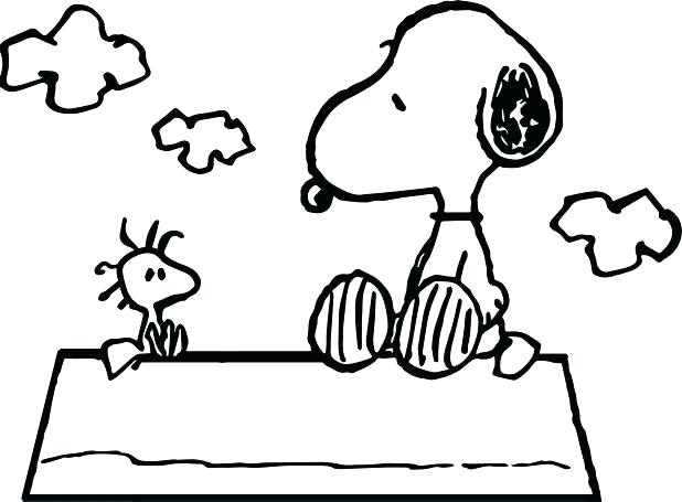 618x455 Snoopy Coloring Page Snoopy Thanksgiving Coloring Pages Best
