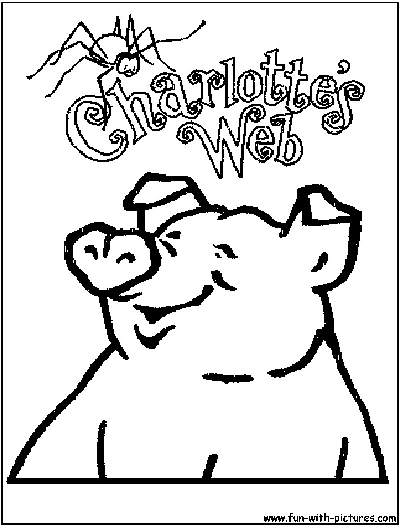 800x1050 Charlotte Web Coloring Page Get Bubbles