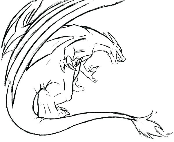 600x490 Charmander Coloring Pages Flying Attack Coloring Page Charmander