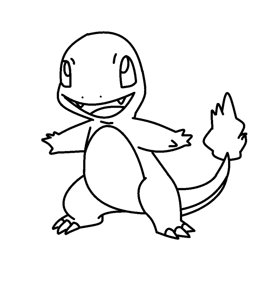 900x946 Charmander Coloring Pages To Download Within Page