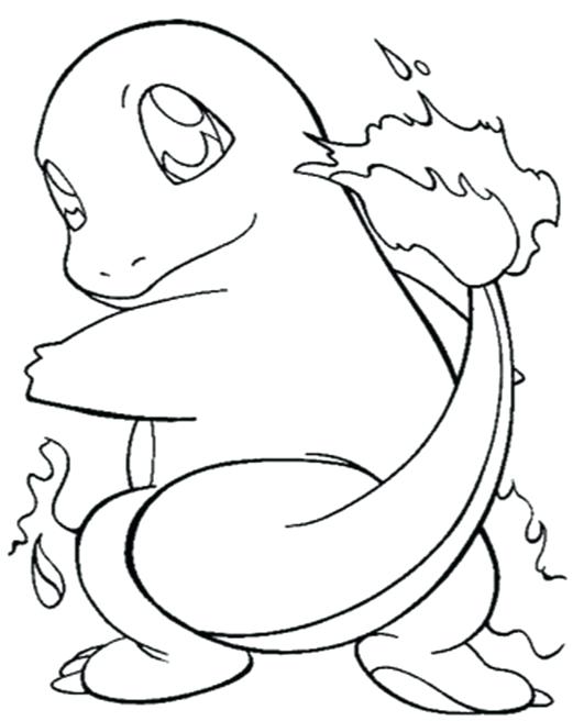531x656 Charmander Printable Coloring Pages