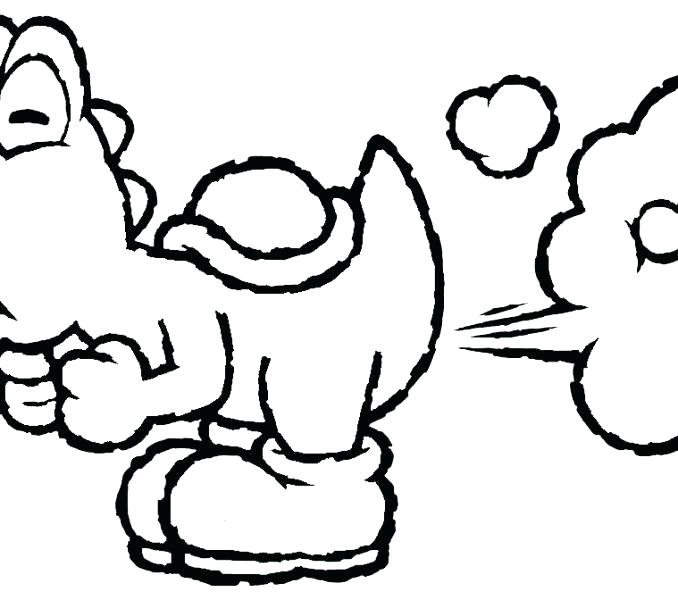 678x600 Yoshi Coloring Pages Marvelous Draw Coloring Pages