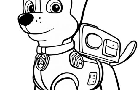 469x304 Paw Patrol Coloring Pages Chase Just Colorings