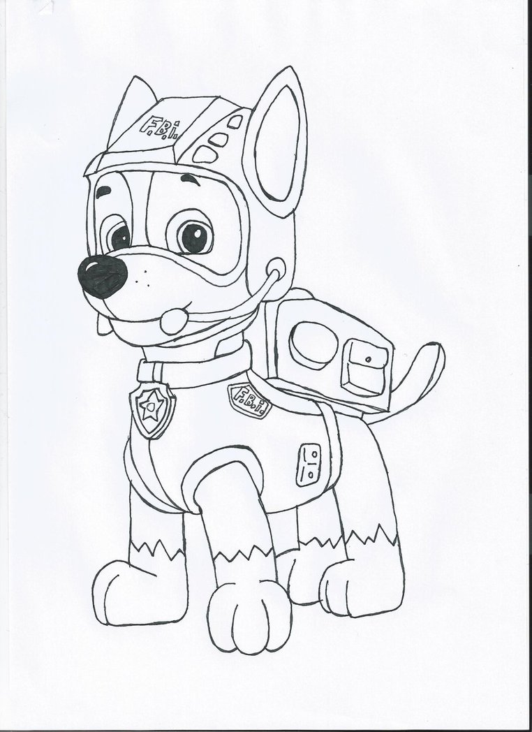 762x1048 Unsurpassed Chase Paw Patrol Coloring Page Fre