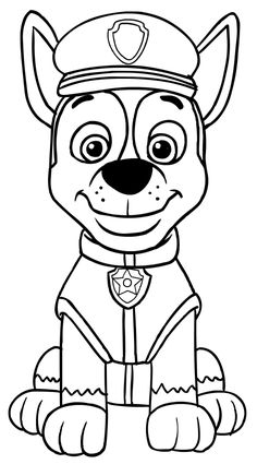236x425 Paw Patrol Marshall Coloring Page