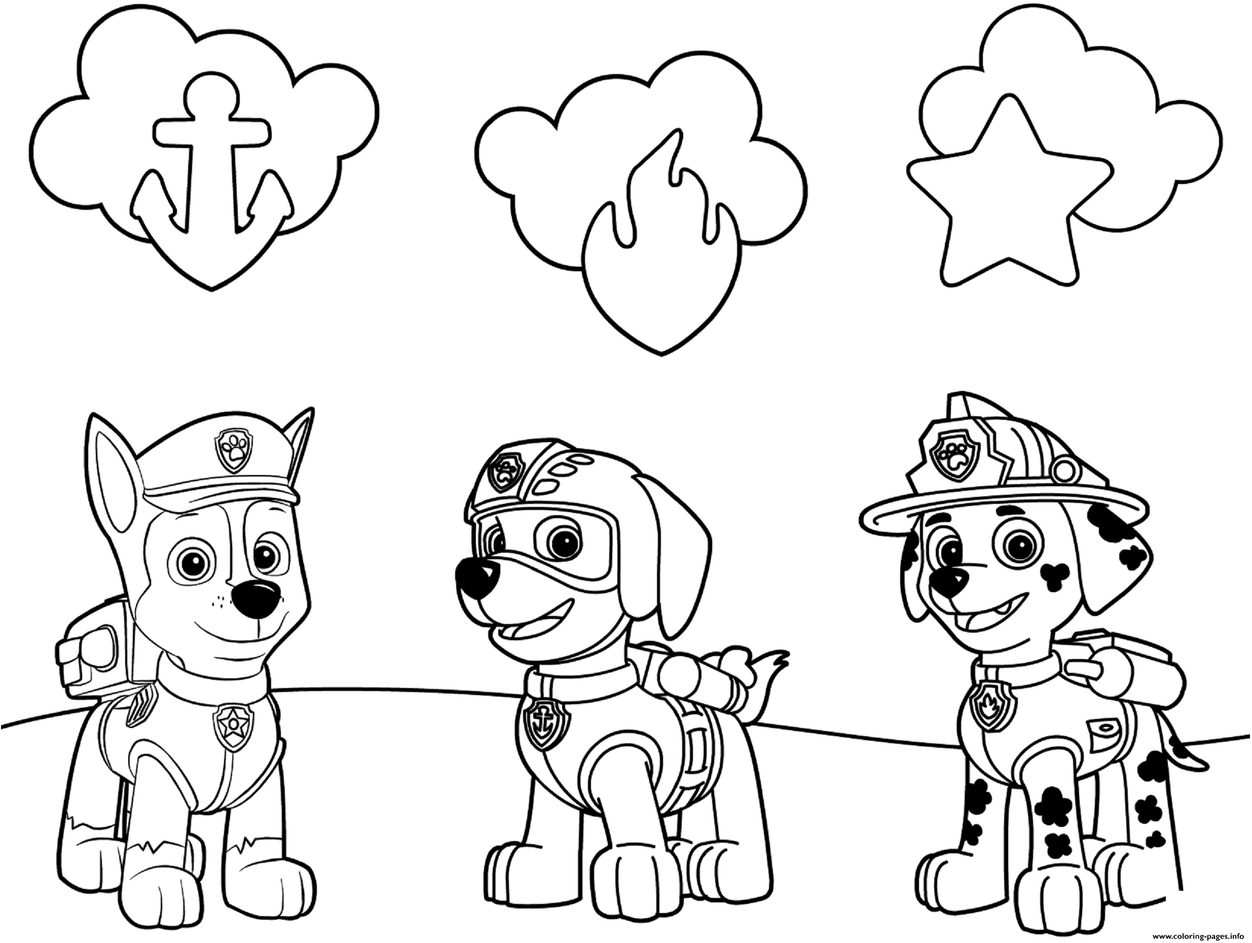 2470x1860 Free Chase Paw Patrol List Coloring Pages Printable