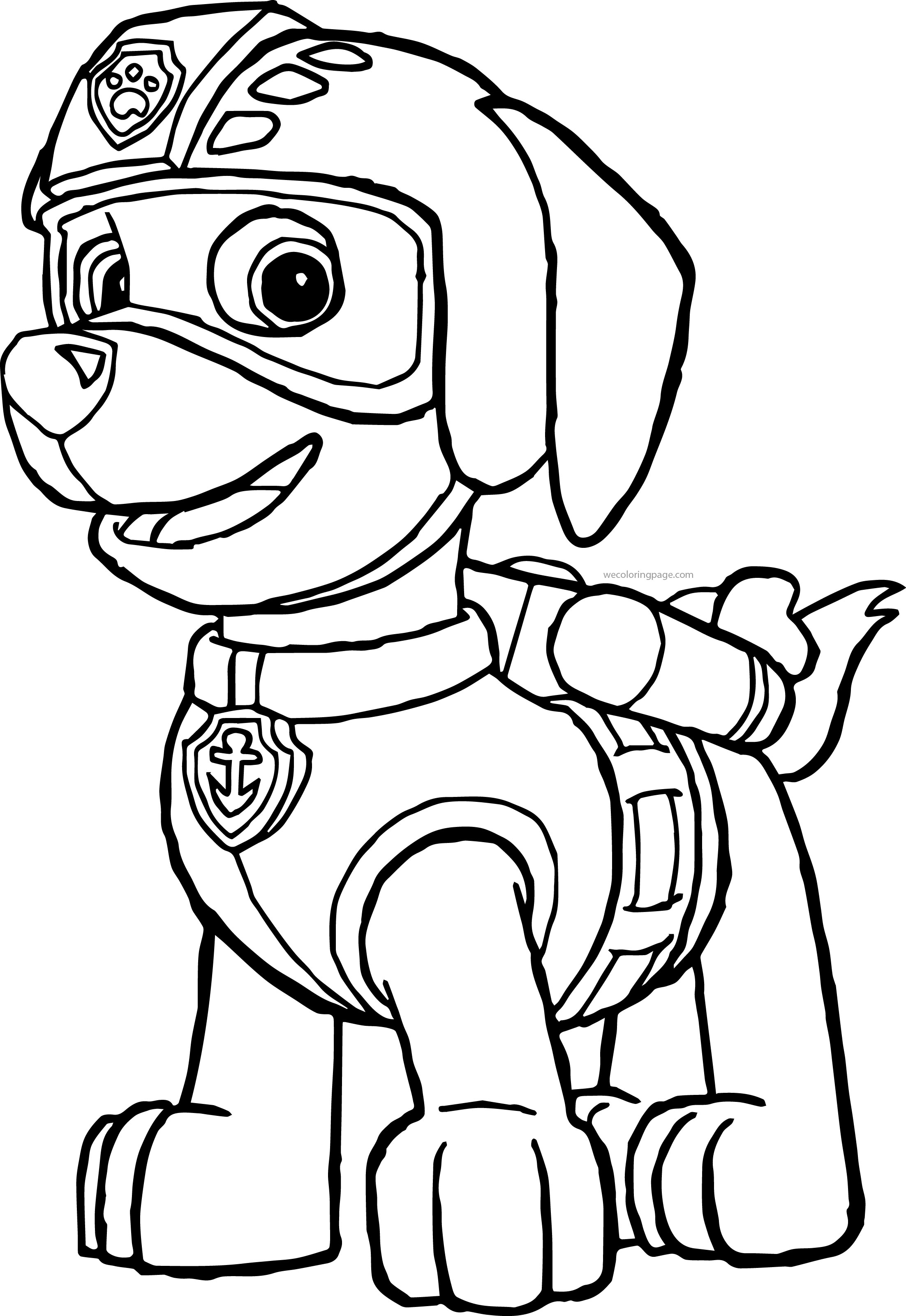 chase paw patrol coloring pages at getdrawings  free