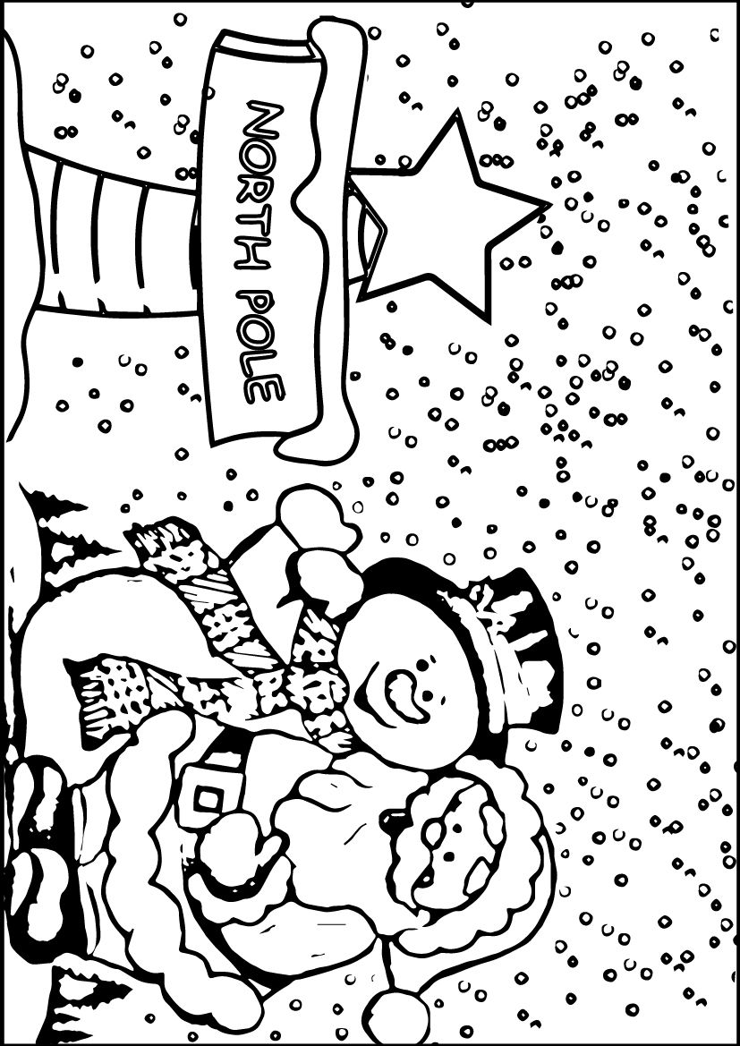 827x1169 Nice North Pole Coloring Pages Check More